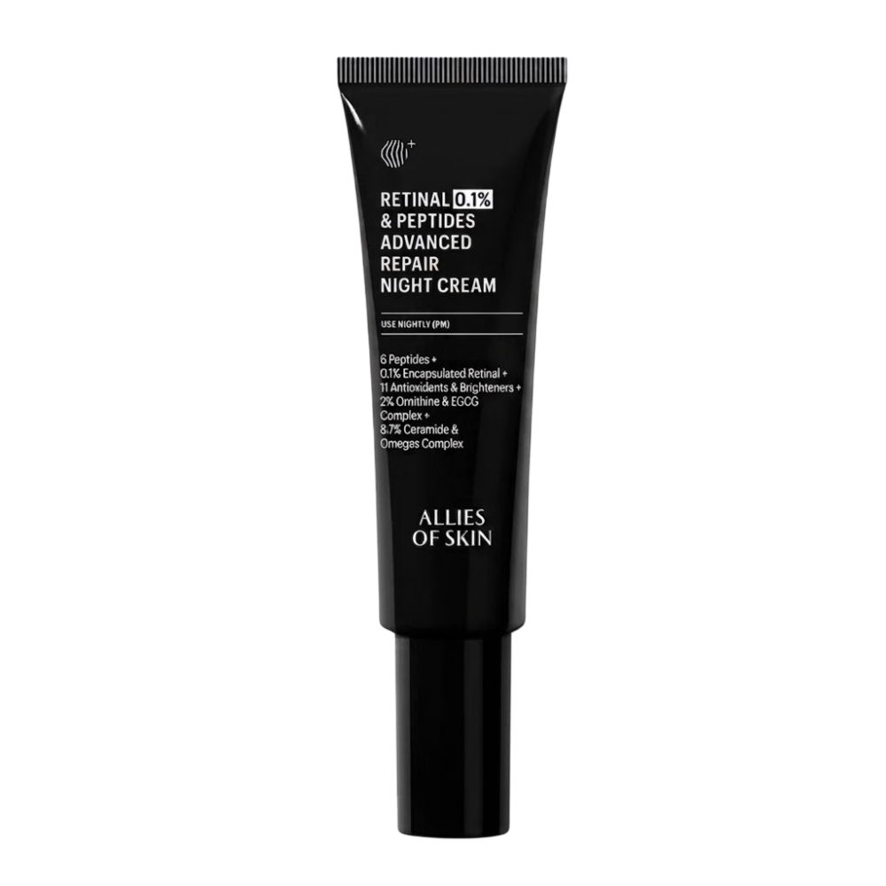 ALLIES OF SKIN 0.1% Retinal & Peptides Advanced Repair Night Cream 48ml - Крем нічний антивіковий з ретиналем